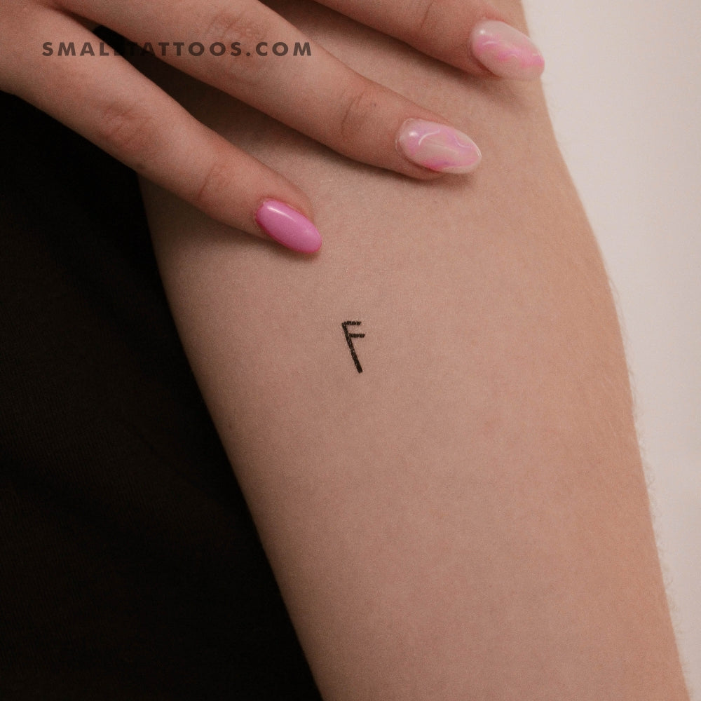 Tatuaje temporal de la runa Ansuz (juego de 3)