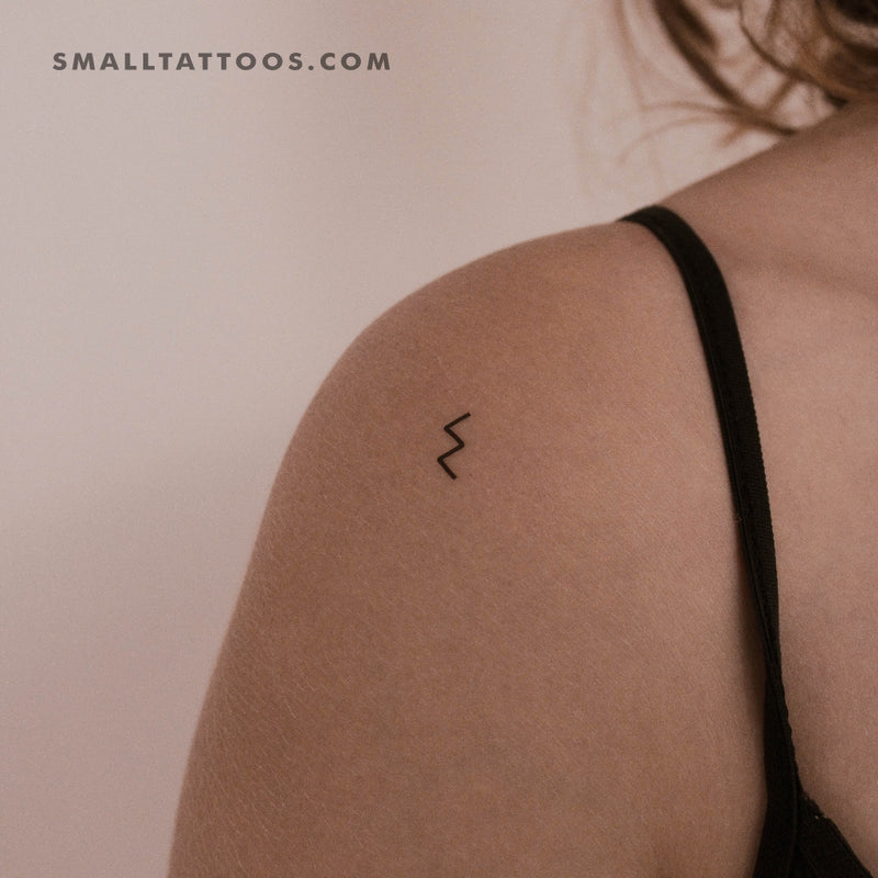 Sowilo Rune Temporary Tattoo (Set of 3) Small Tattoos