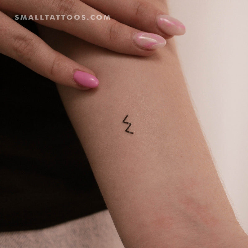Sowilo Rune Temporary Tattoo (Set of 3) Small Tattoos