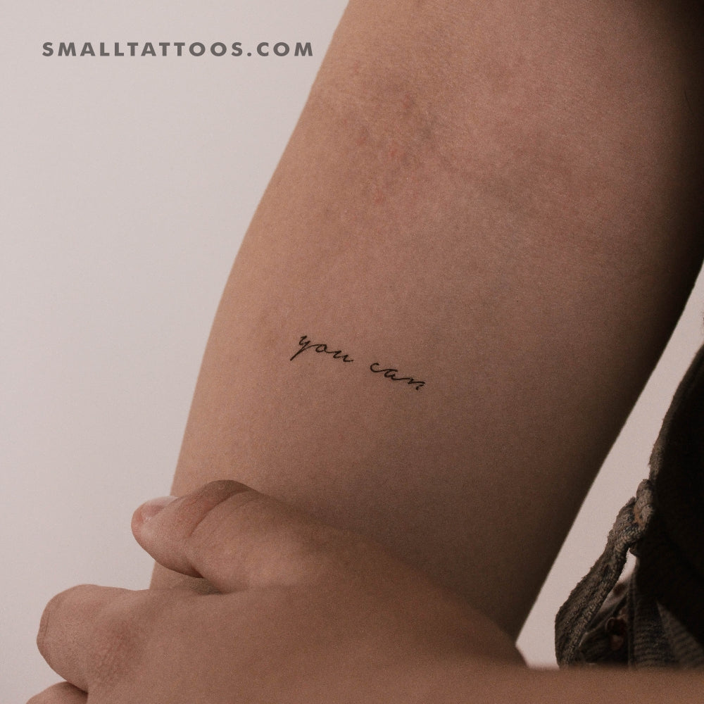 Puedes hacerte un tatuaje temporal (juego de 3)