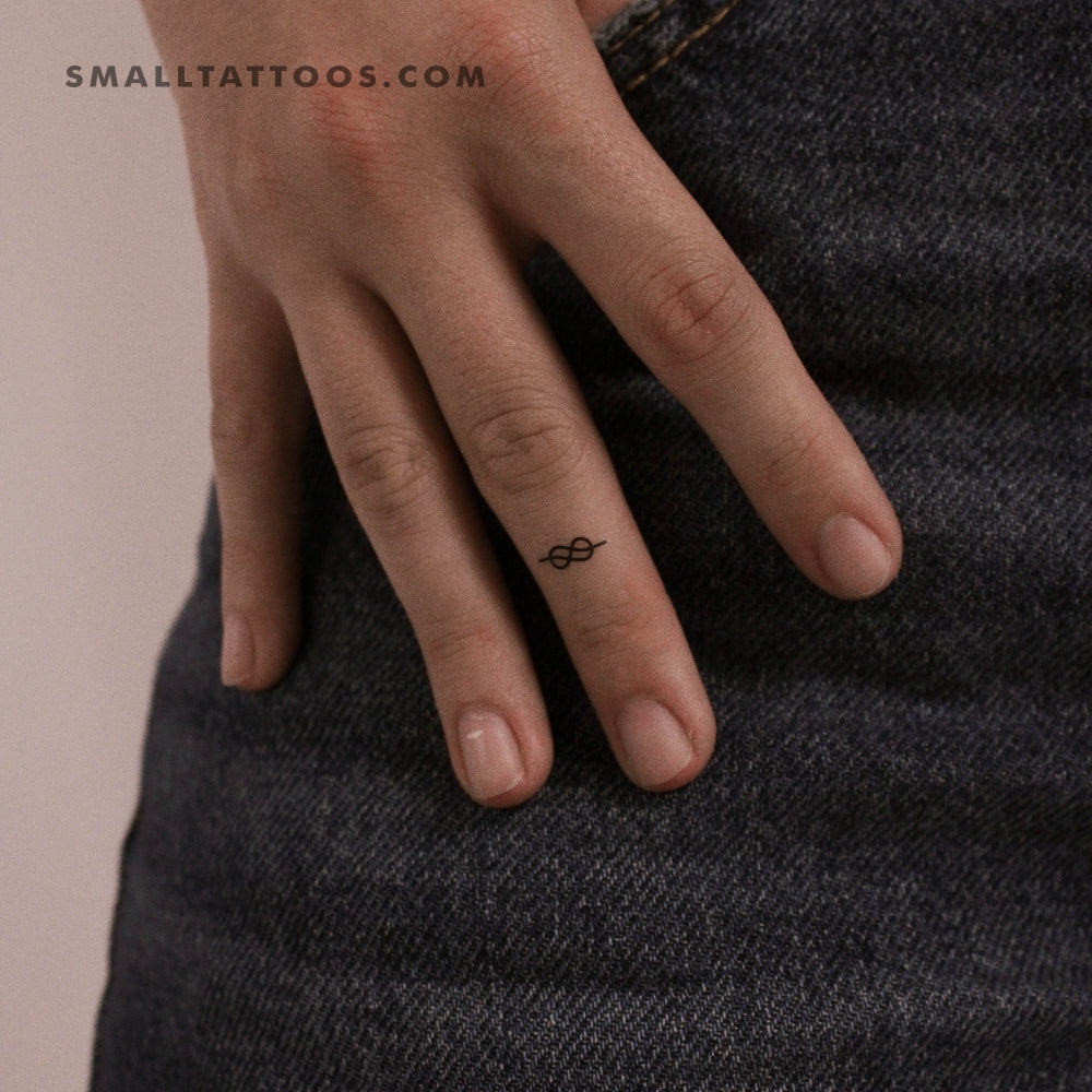 Small Sailor Knot Temporary Tattoo (Set of 3)