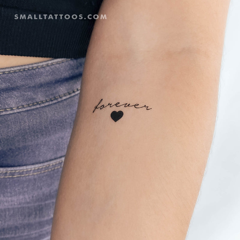 Forever Young Temporary Tattoo (Set of 3) – Small Tattoos