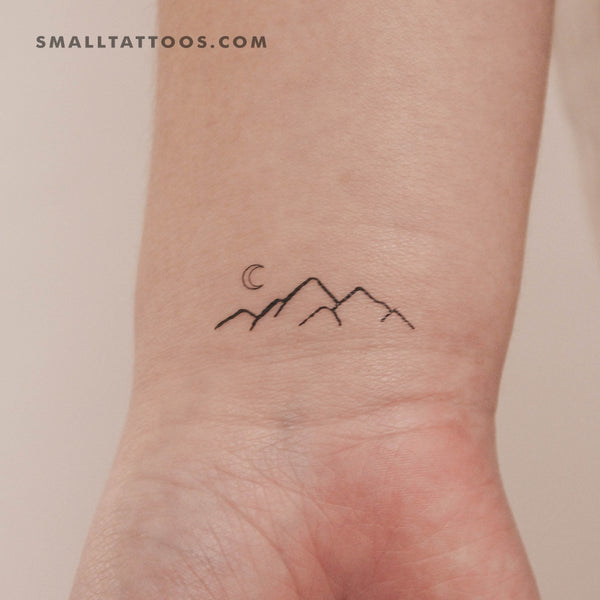 A fine line tattoo with 3 minimalist faces that represent the distortion of  reality. tattoo idea | TattoosAI
