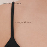 Always Loved Temporary Tattoo (Set of 3)