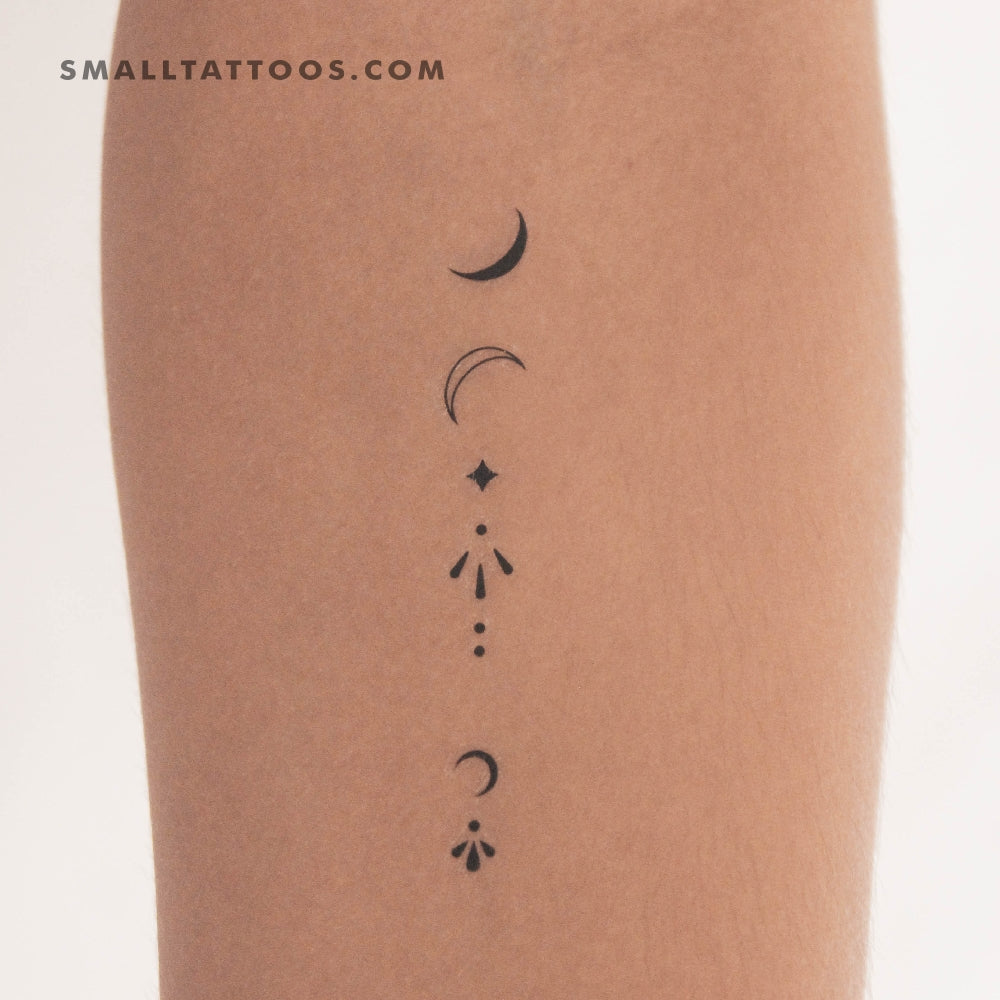 Tatuaje temporal de composición de dedos 3 (juego de 3)