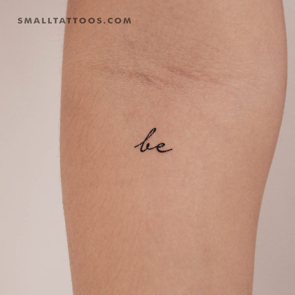 Be Temporary Tattoo (Set of 3)