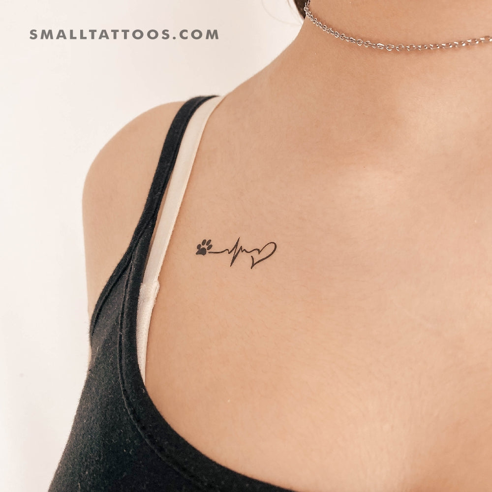 Tatuaje temporal "Amor, esperanza, amor" (juego de 3)