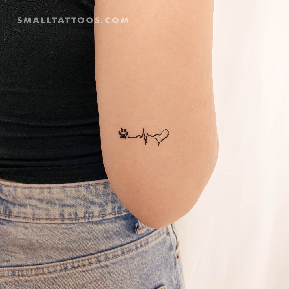 Tatuaje temporal "Amor, esperanza, amor" (juego de 3)