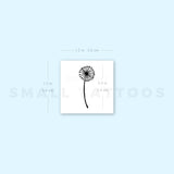 Small Dandelion Temporary Tattoo (Set of 3)