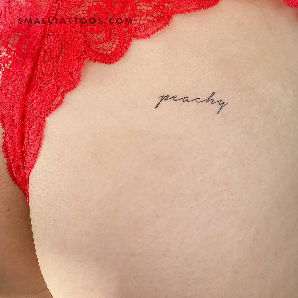 Tatuaje temporal "Peachy" (juego de 3)