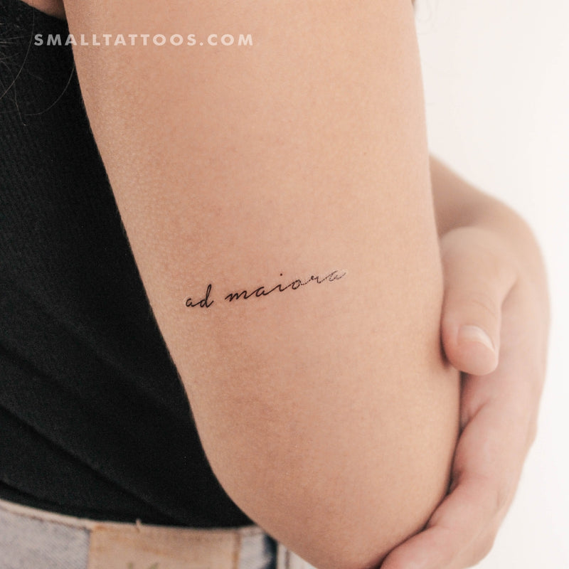 Ad Maiora Temporary Tattoo (Set of 3)