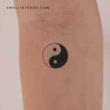 Yin Yang Temporary Tattoo (Set of 3)