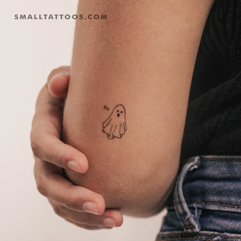 10 Ghost Tattoo Ideas for a Hauntingly Beautiful Look | Couples tattoo  designs, Ghost tattoo, Bff tattoos