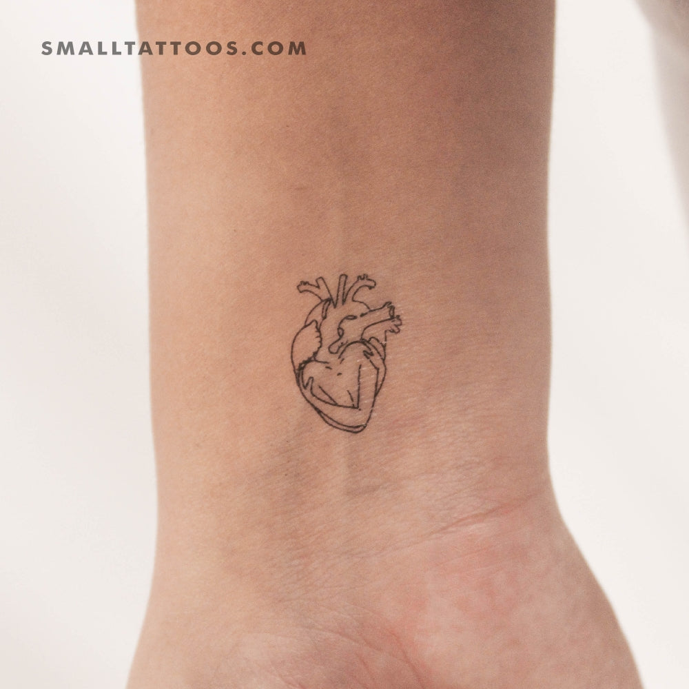 Self-Love Heart Temporary Tattoo (Set of 3)