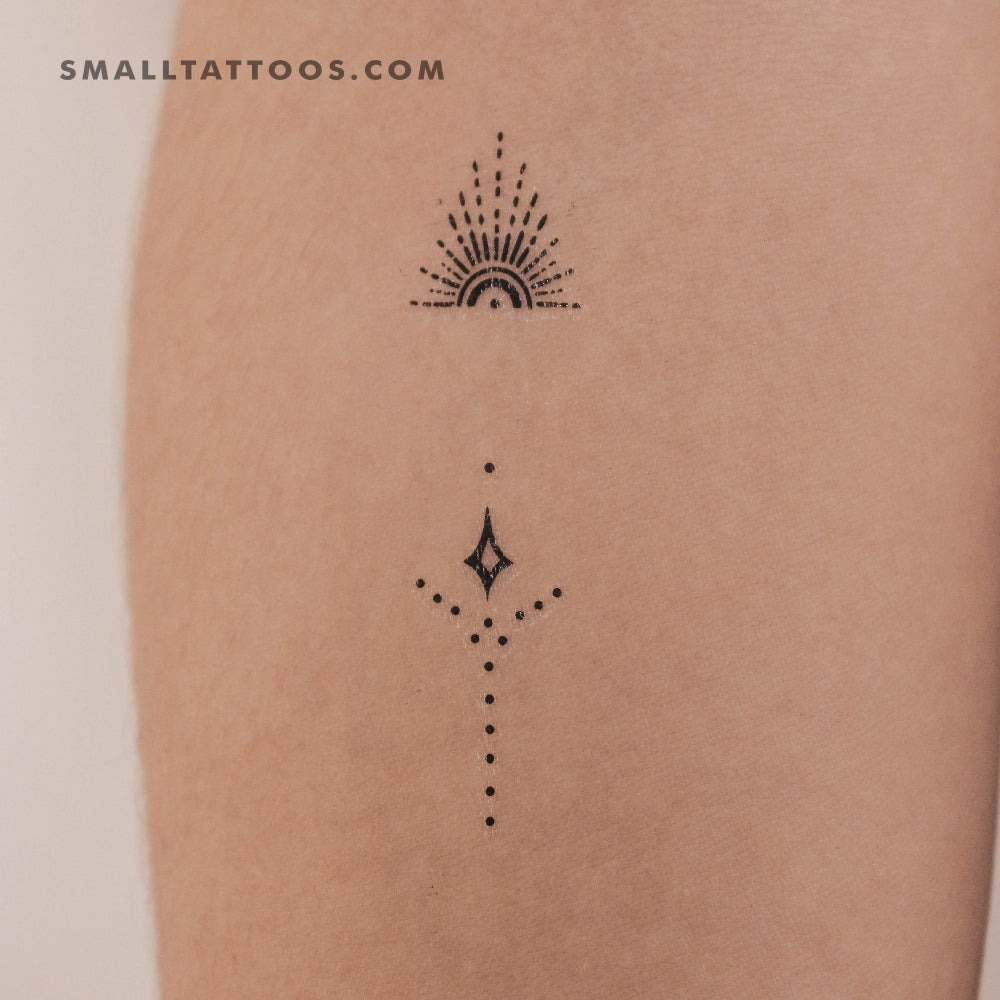 Tatuaje temporal para el dedo anular (juego de 3)