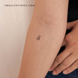Delta δ Temporary Tattoo (Set of 3)