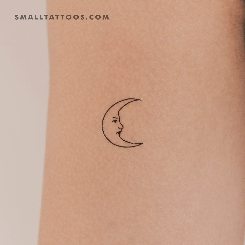 La Luna Crescent Temporary Tattoo (Set of 3)