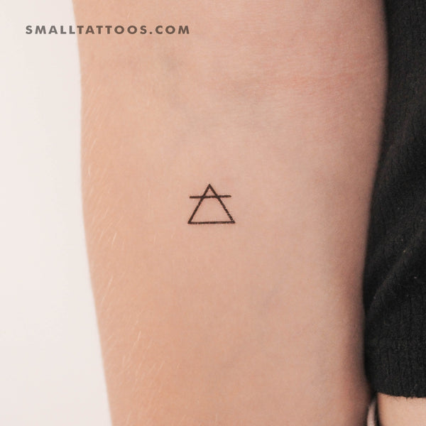 Air Alchemy Symbol Temporary Tattoo (Set of 3)