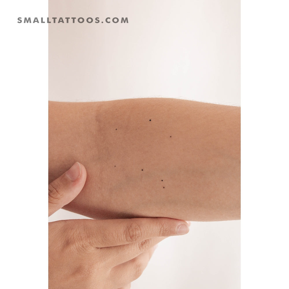 Minimalist Libra Constellation Temporary Tattoo (Set of 3)