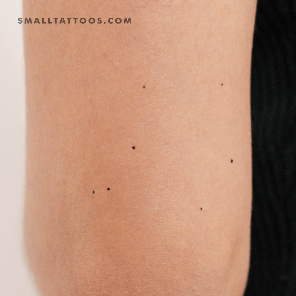 Minimalist Libra Constellation Temporary Tattoo (Set of 3)
