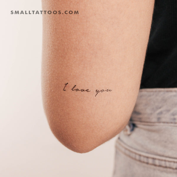 I Love You Temporary Tattoo (Set of 3)
