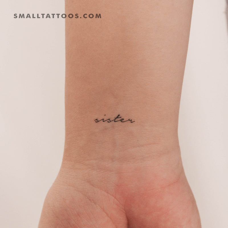 Top 25 Sister Tattoos To Showcase Your Unique Bond | Sister tattoos, Cute sister  tattoos, Matching friend tattoos
