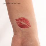 Kiss Mark Temporary Tattoo (Set of 3)