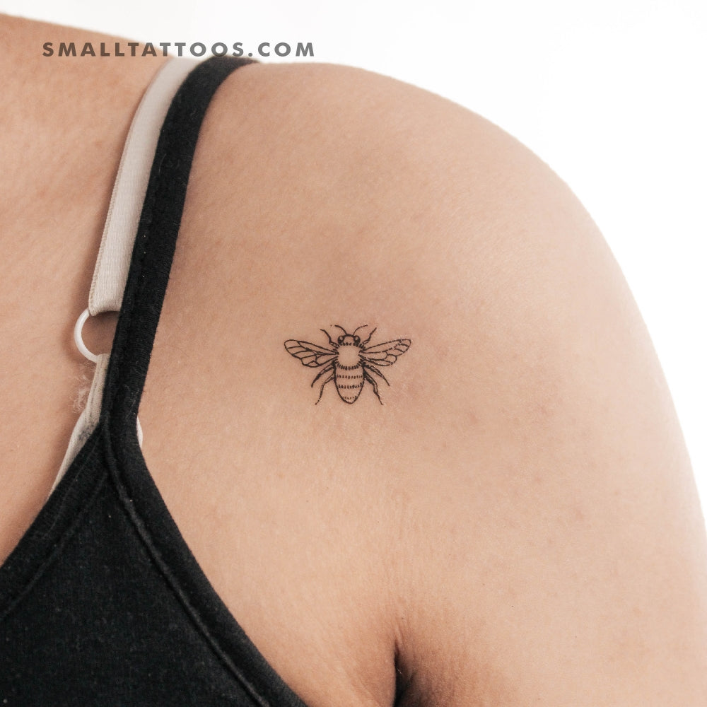 Honeybee Temporary Tattoo - Set of 3
