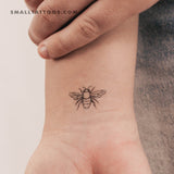 Honeybee Temporary Tattoo - Set of 3