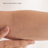 Minimalist Libra Constellation Temporary Tattoo (Set of 3)
