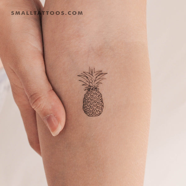 Pineapple Temporary Tattoo (Set of 3)