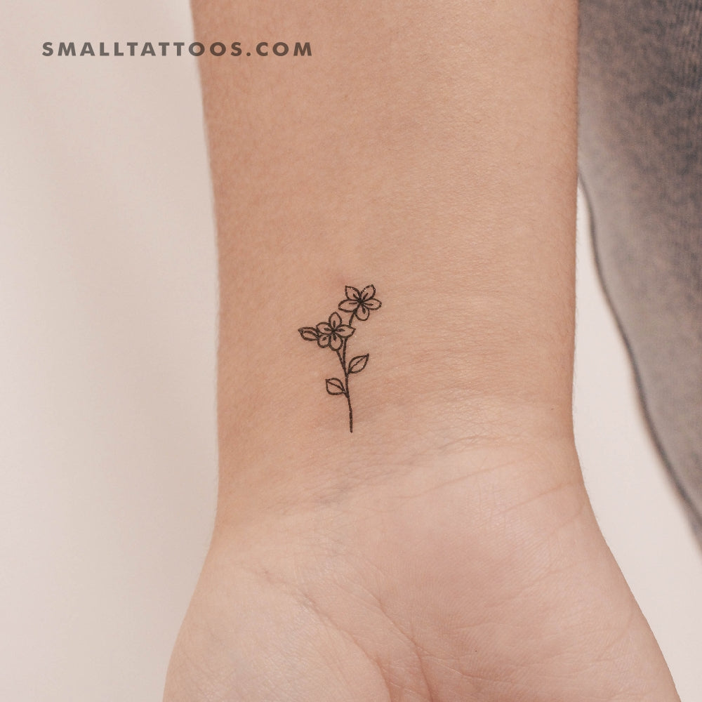 Tiny Flowers Temporary Tattoo (Set of 3)