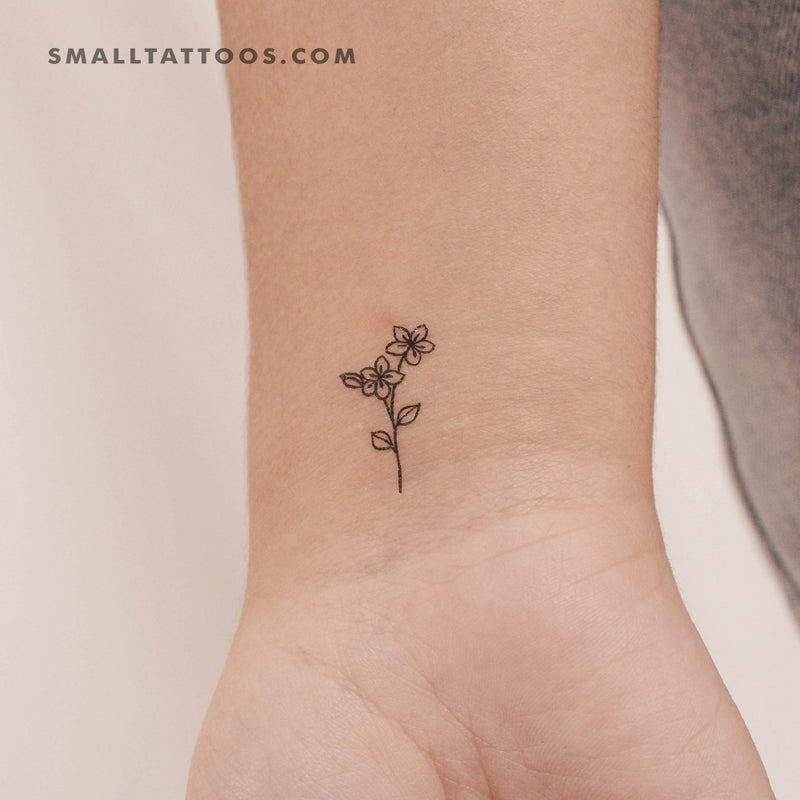 Tiny Flowers Temporary Tattoo (Set of 3)