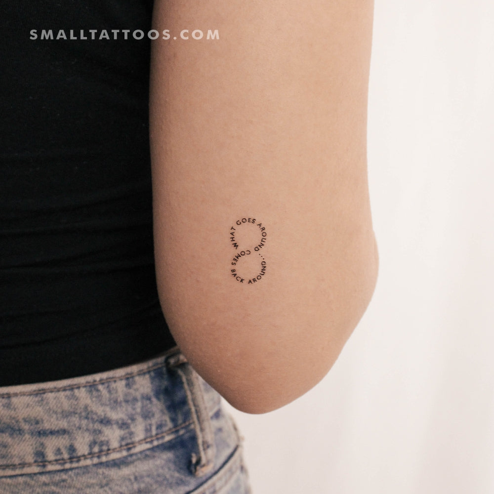 Lo que se da, se recibe... Tatuaje temporal - Juego de 3