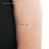 As Is Temporary Tattoo (Set of 3)
