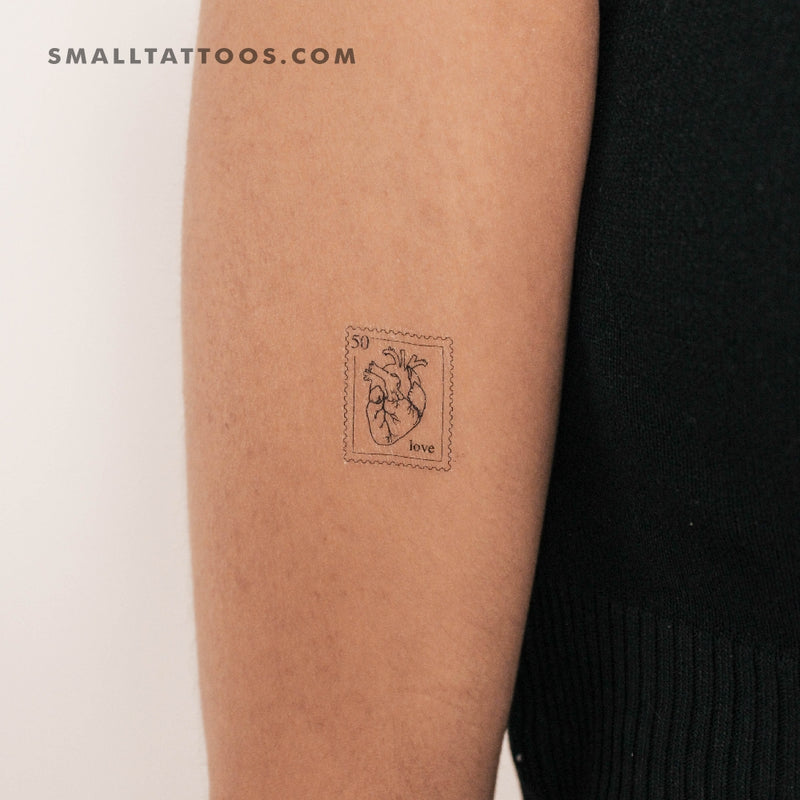 Love Stamp Temporary Tattoo (Set of 3)