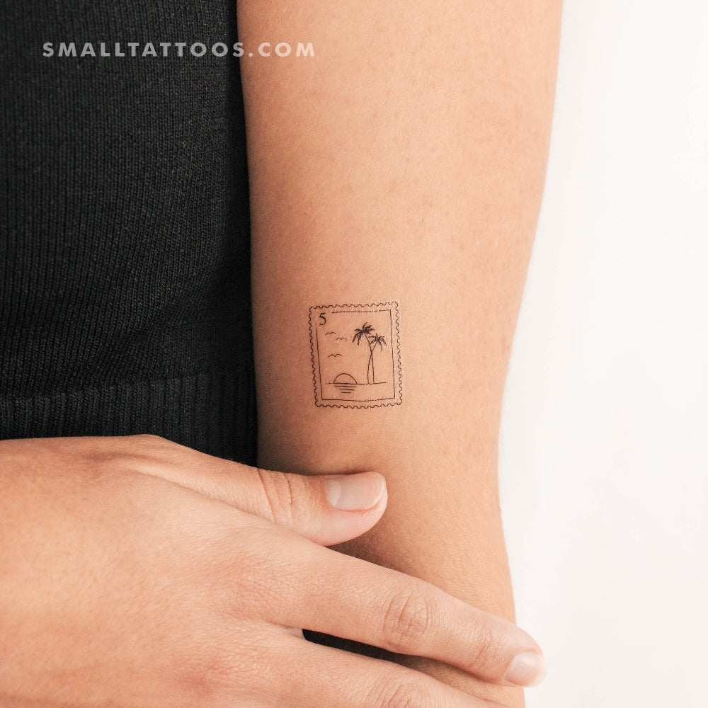 Sunset Stamp Temporary Tattoo (Set of 3)