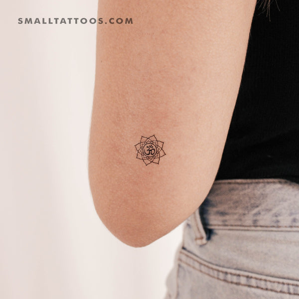 Om Mandala Temporary Tattoo (Set of 3)
