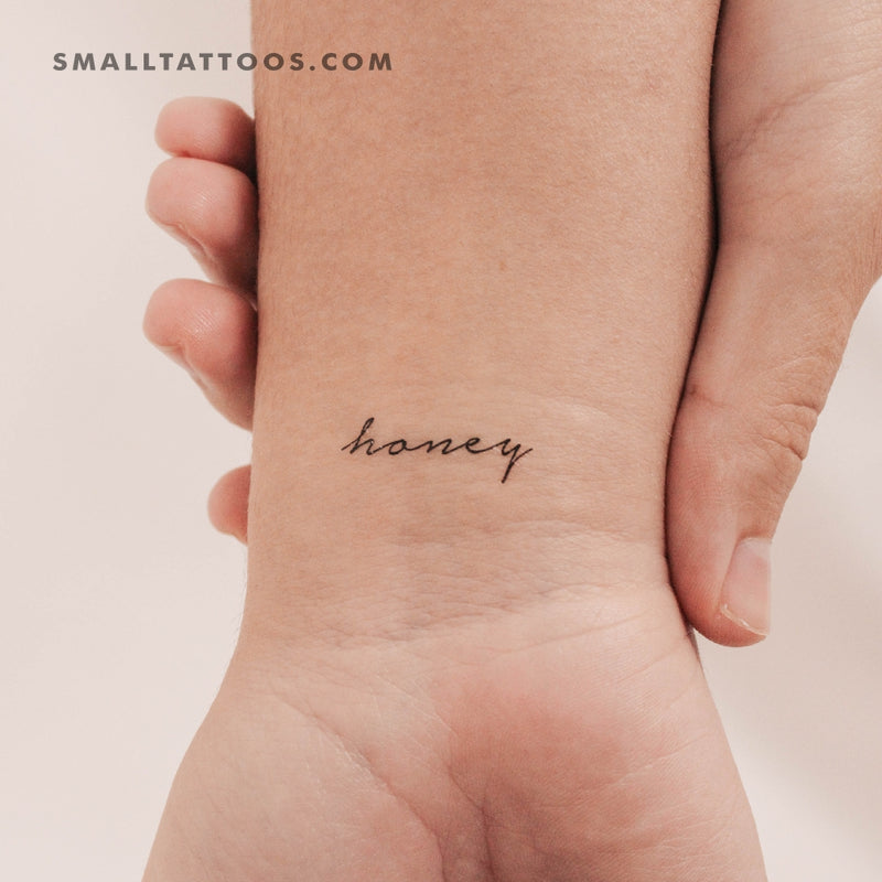 'Honey' Temporary Tattoo (Set of 3)