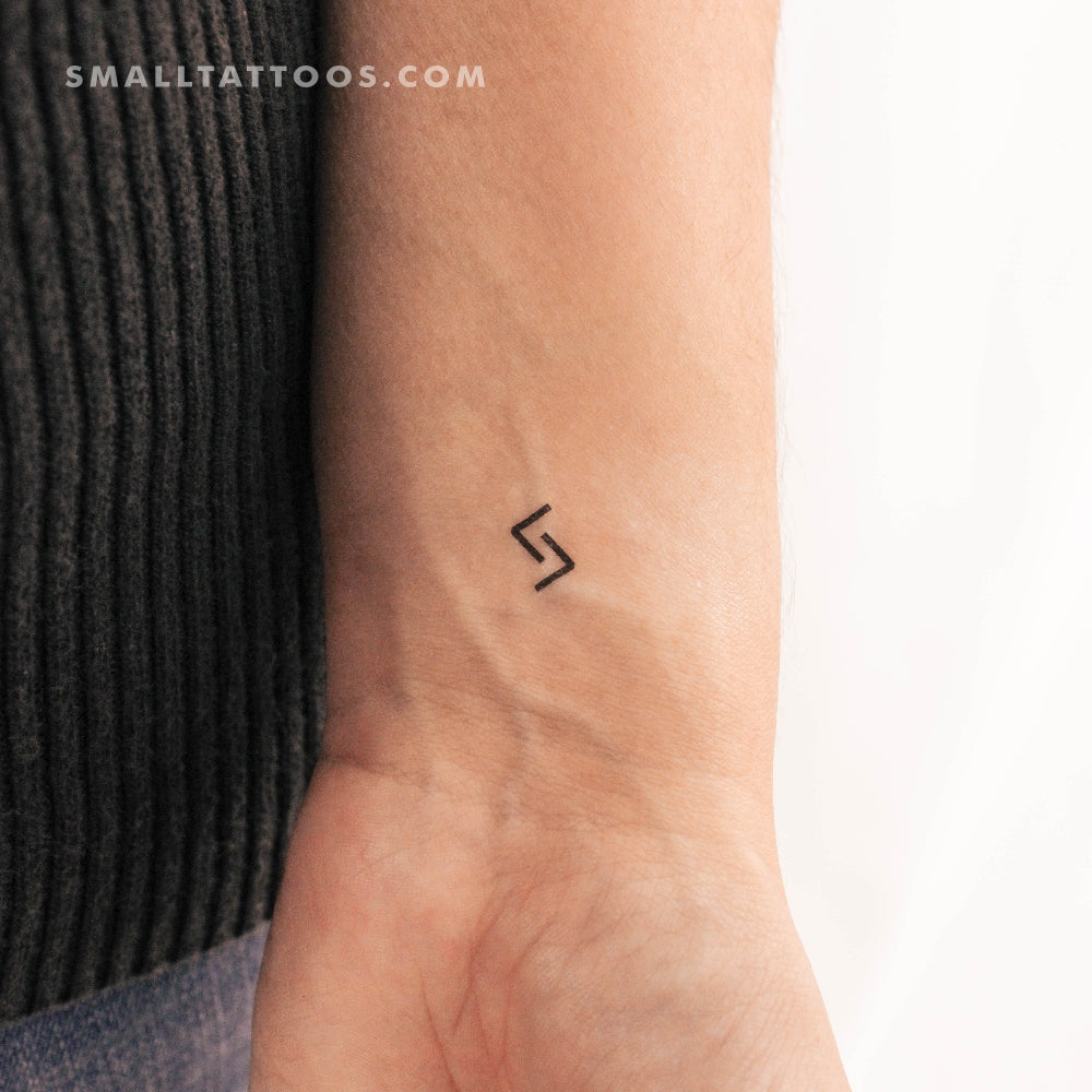 Tatuaje temporal de la runa Jeran (juego de 3)