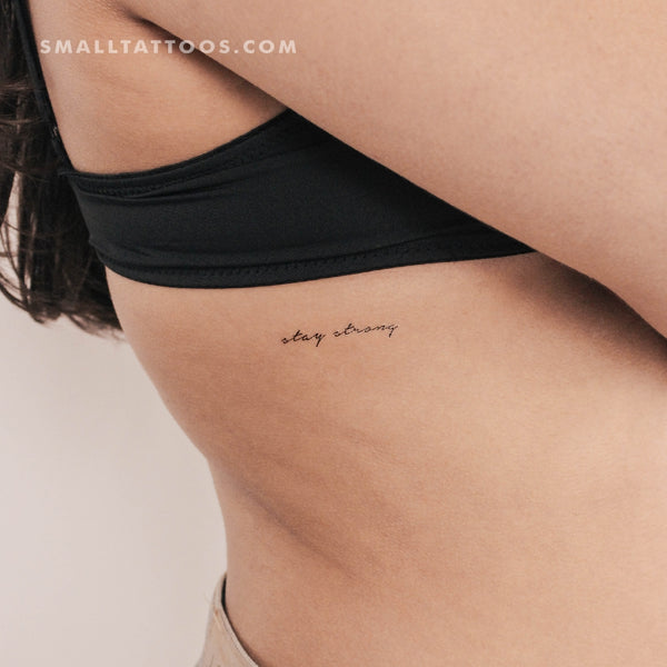 Stay Strong Temporary Tattoo (Set of 3)