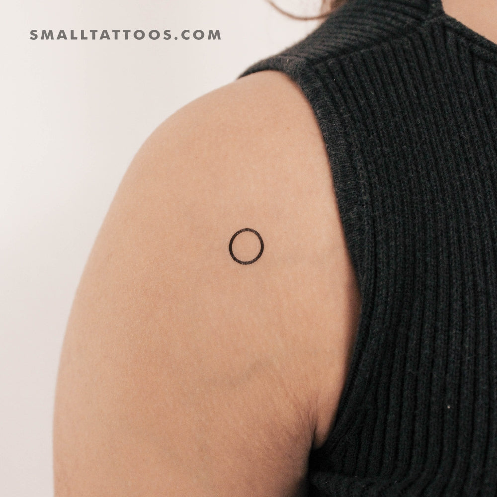 Little Circle Temporary Tattoo (Set of 3) – Small Tattoos
