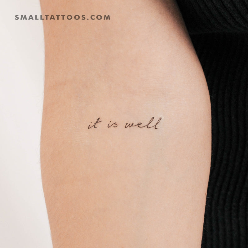 All Was Well Tattoo | All Is Well Tattoo | Best Tattoo Design | Tattoo  Designs - YouTube
