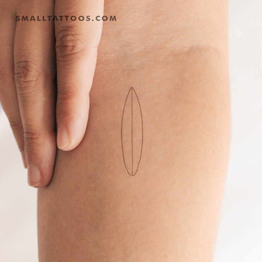 Surfboard Temporary Tattoo (Set of 3)