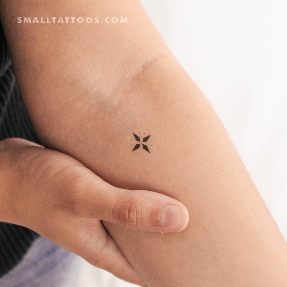 Tatuaje temporal de estrella (juego de 3)