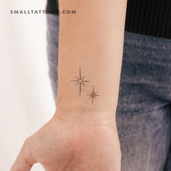 Shining Star Sparkles Temporary Tattoo (Set of 3)