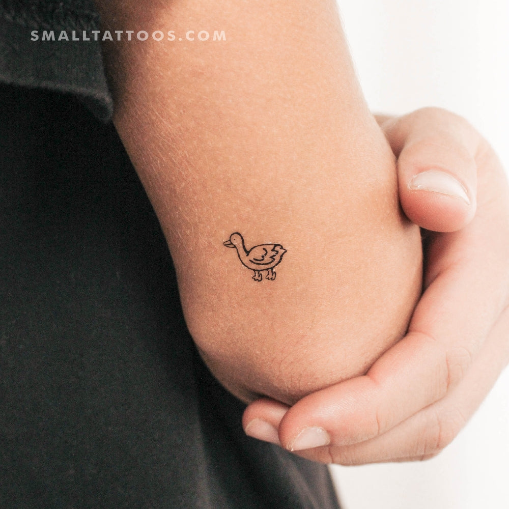 Duck Temporary Tattoo - Set of 3
