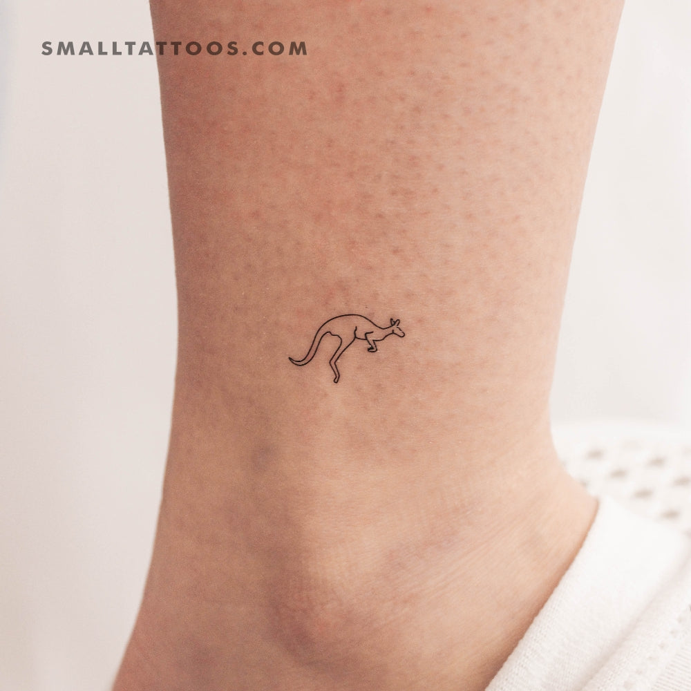 Kangaroo Temporary Tattoo - Set of 3