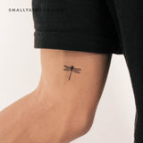 Little Illustrative Dragonfly Temporary Tattoo (Set of 3)