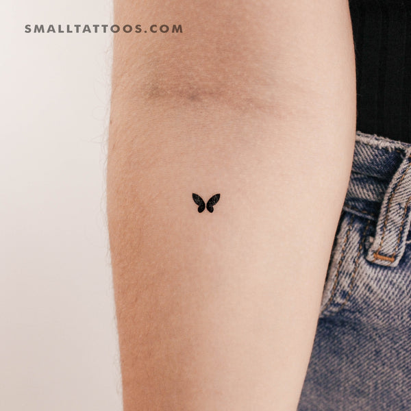 Tiny Minimal Butterfly Temporary Tattoo (Set of 3)